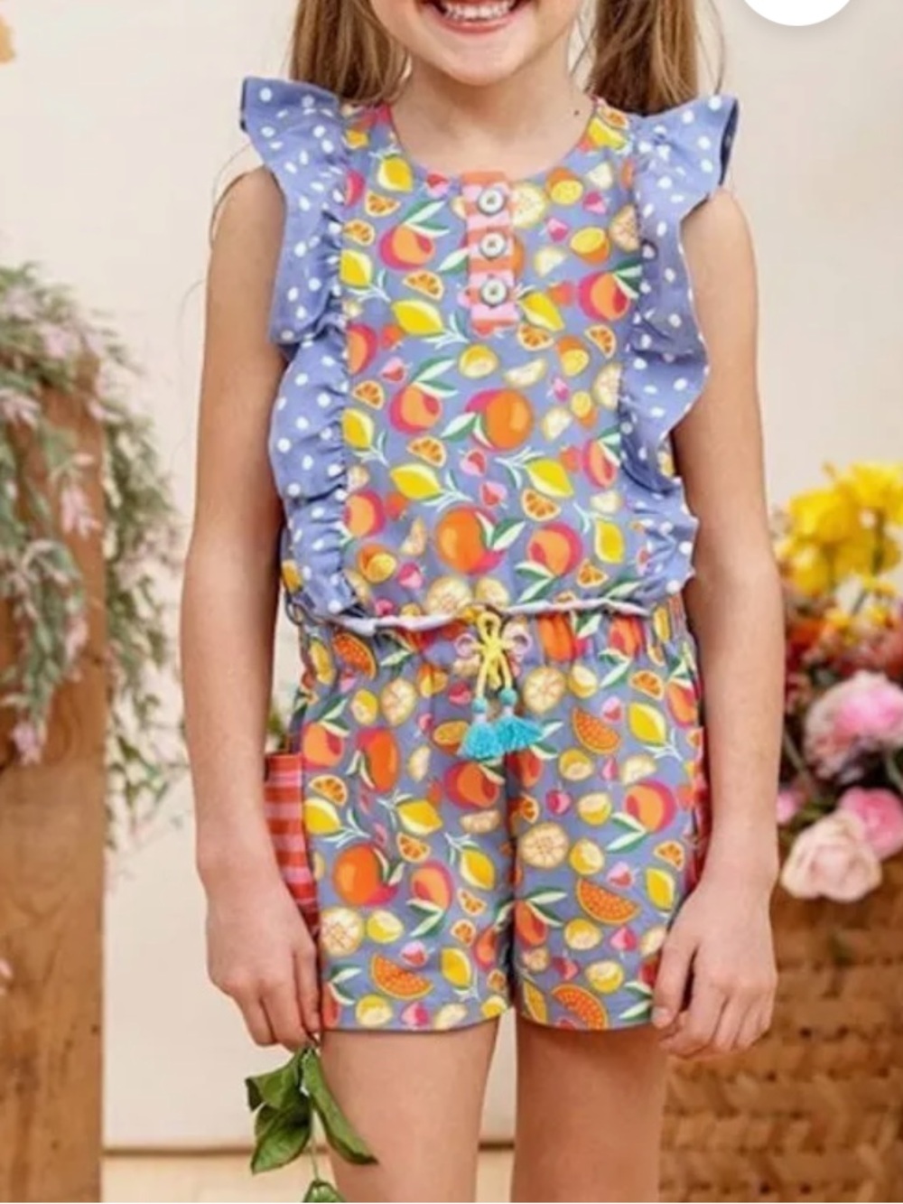 Matilda Jane Tutti Fruity Romper - Size 8